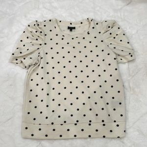 Polka dot short sleeved shirt!